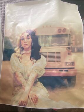Melanie Martinez Canvas Print - Pastel Pink & Cream Portrait